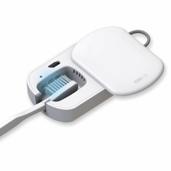 맥로이드 휴대용 UVC 칫솔 살균기 보관함 케이스 500mAh 배터리내장 V100