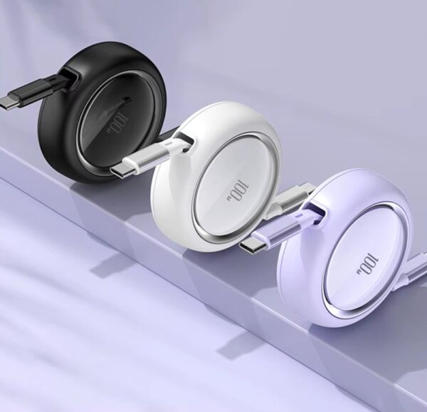 뉴클 릴 USB C 타입 충전 케이블 화이트 블랙
