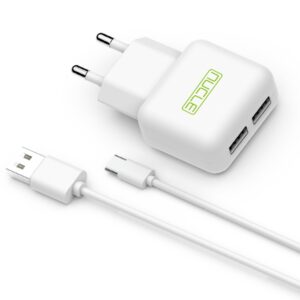 뉴클 2.1A 충전기 USB단자 2포트 C타입 케이블 포함