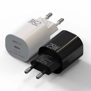 맥로이드 가정용 25W PD 충전기 V-2500 8핀 C타입 케이블