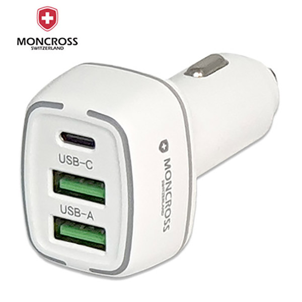 몽크로스 PD 차량용 충전기 USB단자 3포트 MSCC-Q40