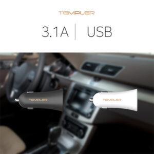 템플러 3.1A 차량용 충전기 USB단자 2포트