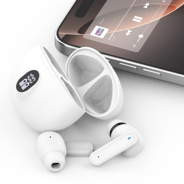뉴클 노이즈캔슬링 LCD 블루투스V5.3 무선 이어폰PRO - 이미지 2