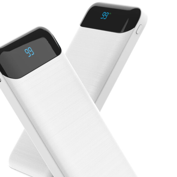 뉴클 슬림엣지 LCD 보조배터리 10000mAh 화이트 - 이미지 6